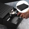 Rectangular Drawer Design Coffee Knock Box Stainless Steel Large Capacity Coffee Powder Storage Box Detachable Rustproof