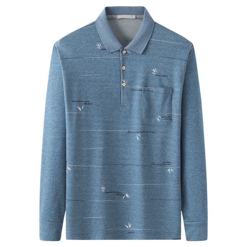 

Весна Осінь Нові ПОЛО Комір Довгий Рукав Сорочки Поло Чоловічі Смугасті Ґудзики Печворк Пуловери Чиста Бавовна Все-поєднуване Y2K Топи L білий