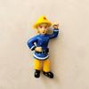 9 Peças/lote Bombeiros 4-6cm Figura Brinquedo Sam Bombeiros Oficial Steele Penny Norman Pequeno Mini Modelo Brinquedos Moda Presente projetado para Crianças