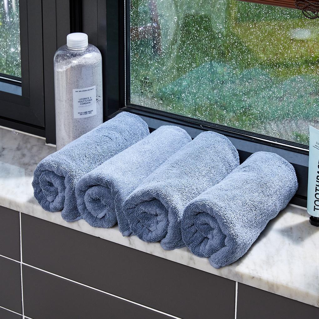 WOW Forest Heavy Duty Washcloth 4P Set BLUE_BG0123031