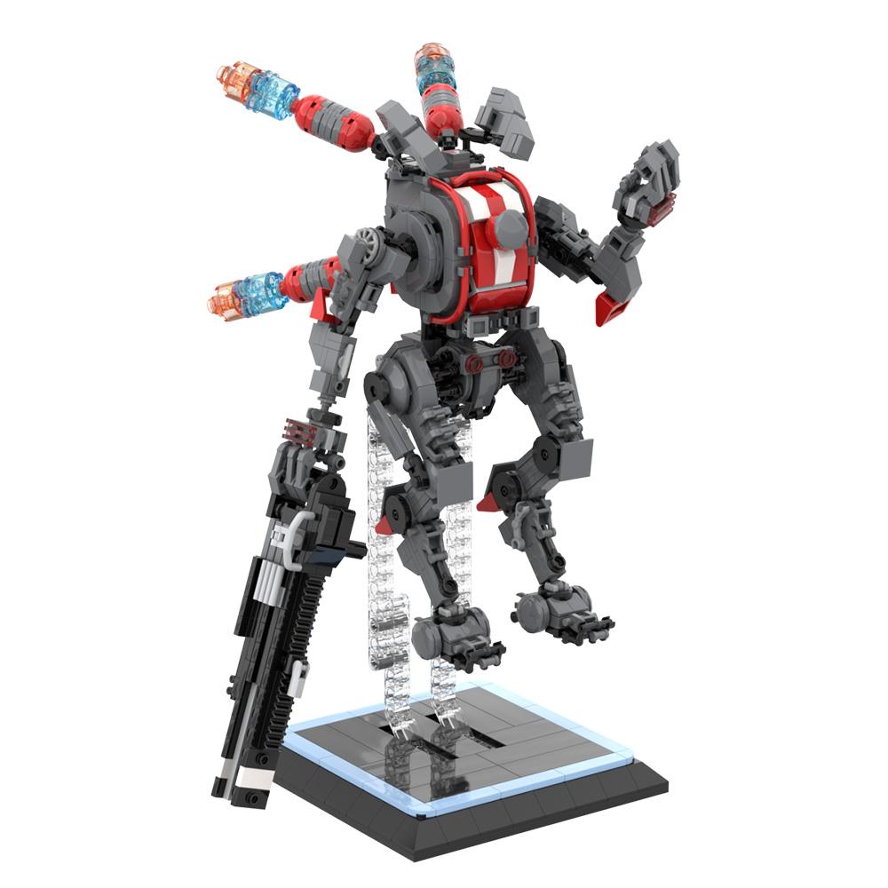 MOC Popular Games Titanfall 2 Mecha Building Blocks Model Viper's Titan Battle Robot DIY Bricks Assemble Toys Kids Birthday Gift