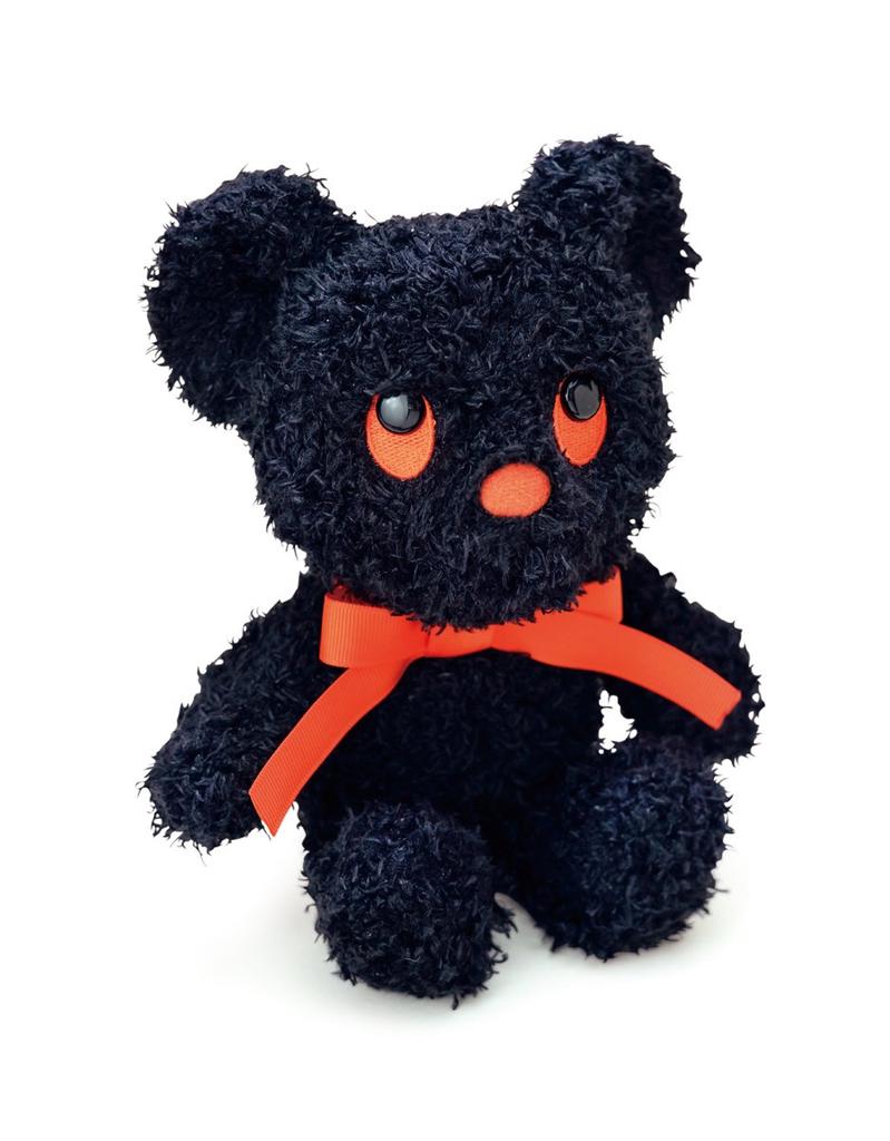 Dick Bruna Black Bear Plush Toy, S Size, Height Approx. 19cm 600670