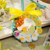 Plush Material Mid Autumn Festival Decoration Rabbit Car Hanging Ornament  Vehicle Interior