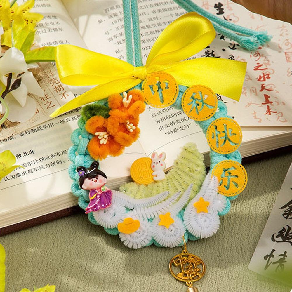 Plush Material Mid Autumn Festival Decoration Rabbit Car Hanging Ornament Vehicle Interior