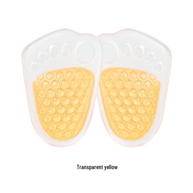 Anti-Slip High Heel Front Sole Pad for Pain Relief - Thickened, Self-Adhesive, Invisible, Half-Size Sandal Pad