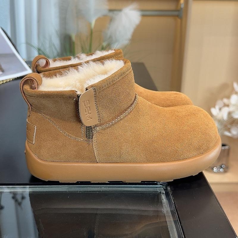 Small short boots snow boots women's new winter velvet thickened thick-soled non-slip warm short boots
