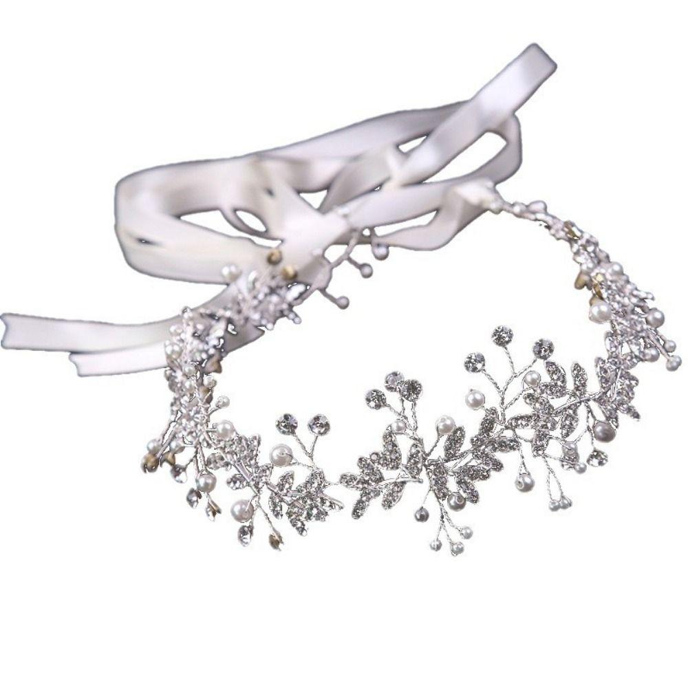Sparkling Bridal Headband Gold/Silver Bridesmaid Headwear High-quality Hair Accessories Girls