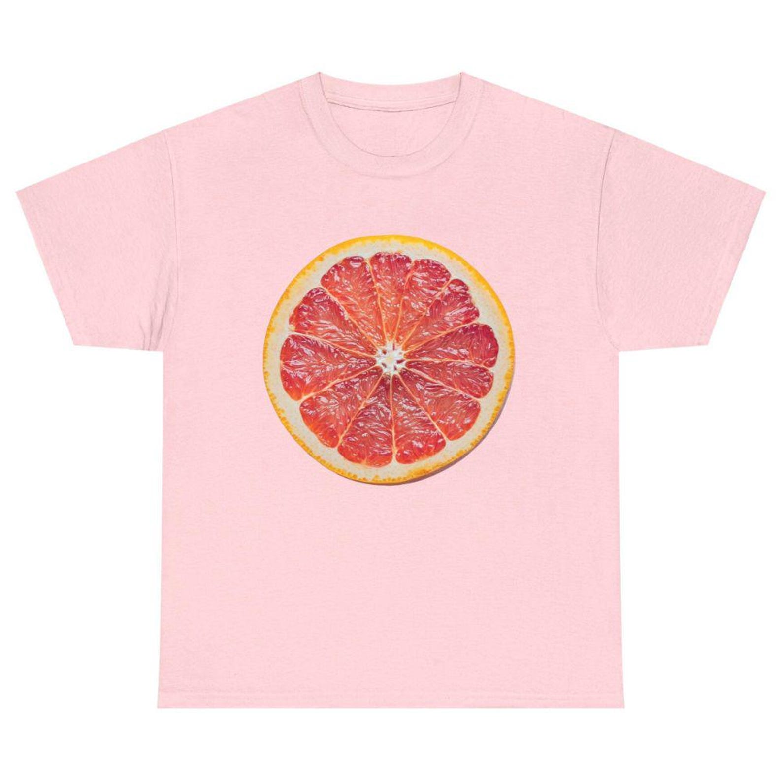 Grapefruit Slice Shirt, Citrus Fruit Graphic Tee | Unisex T-Shirt | Vintage Y2k Summer L