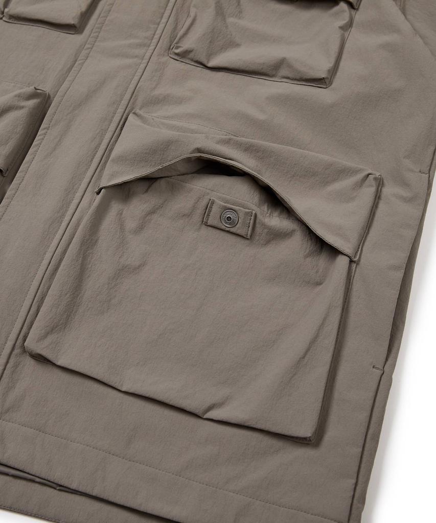 Snowpeak Apparel Root Utility Windbreaker (S24Fmrwb66) Dark Khaki