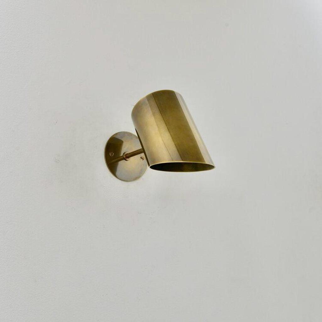 Mid Century Italian Brass Wall Sconce Modern Luxury Home Lighting Fixture