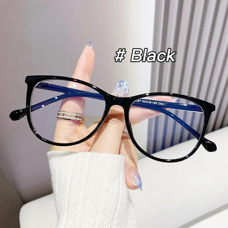 New Fashion Glasses for Women Retro Transparent Glasses Anti Blue Light Eyeglass Frame Luxury  Design