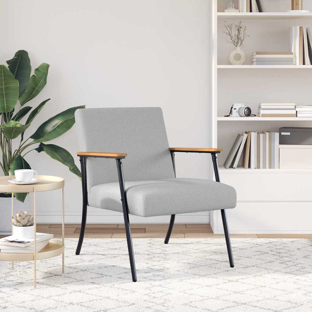 Cloud Grey Armchair Fabric