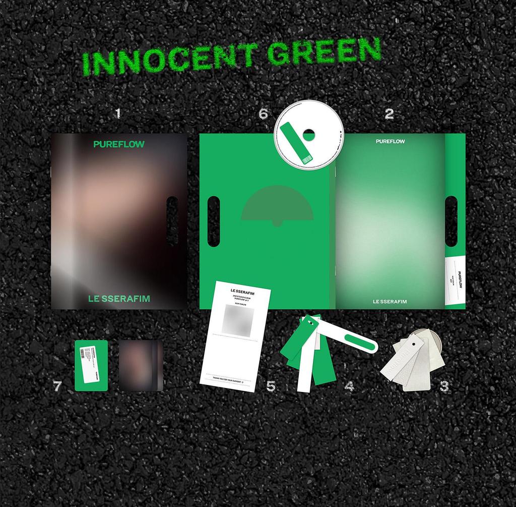 [POB] LE SSERAFIM [PUREFLOW] pt.1 2nd Studio Album (Compact ver.)