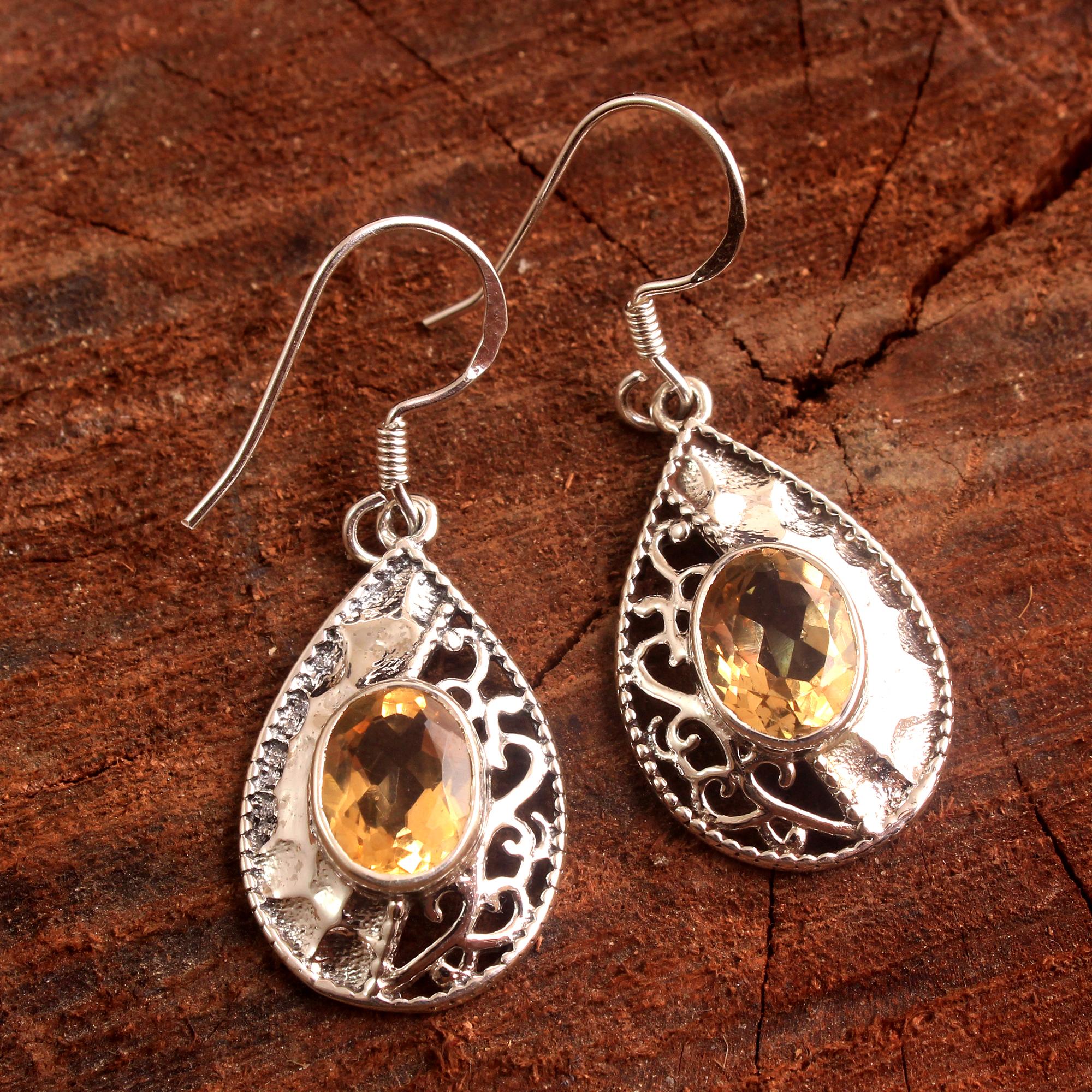 Orecchini Pendenti In Argento Sterling Con Topazio Blu Di Londra: Gioielli Minimalisti - Italia - Foto 12