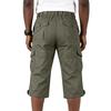 Heren Losse Casual Cargo Shorts Multi Pocket Knie Lengte Werkkleding Utility Shorts met Verstelbaar Trekkoord Zoom