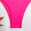 New bikini solid color sexy high waist one-piece bikini swimsuit swimsuit women