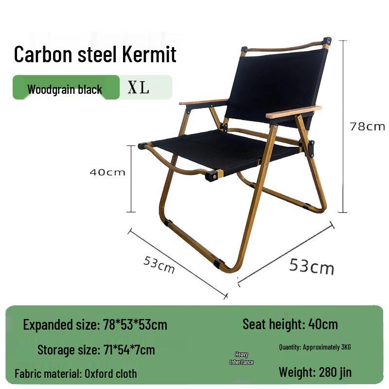 Kermit Outdoor Portable Aluminum Folding Camping & Fishing Chair