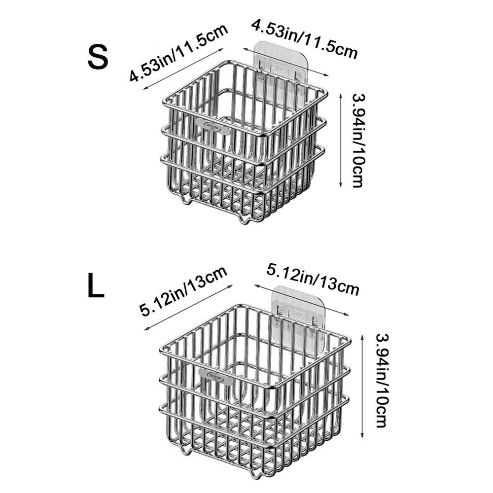 Waterproof 304 Stainless Steel Drainage Basket Large Capacity Metal Wire Basket Countertop