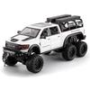 Large Size 1/24 Dodge Mammoth 6X6 Off-road Pickup Truck Children's Toy Car Simulation Alloy Car Model Ornament Boy Gift