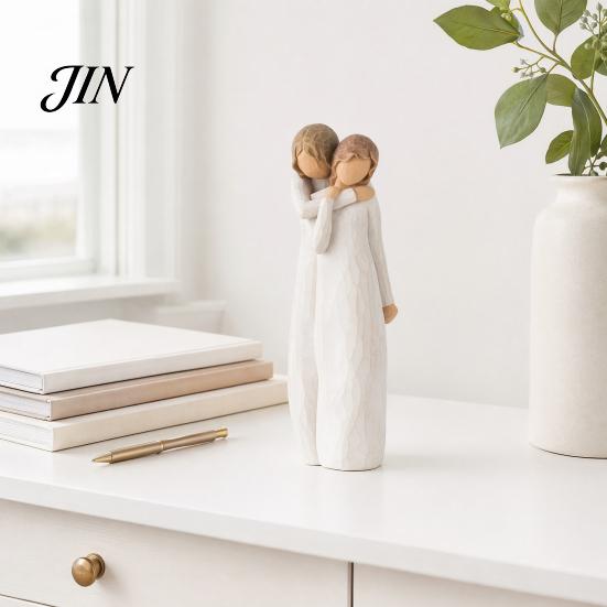 Minimalist Figurine for Best Friends Four Women Friendship Decor, Sisterhood Statue Gift Friends, Sisters Personalized Sister Group and Moms, Faceless