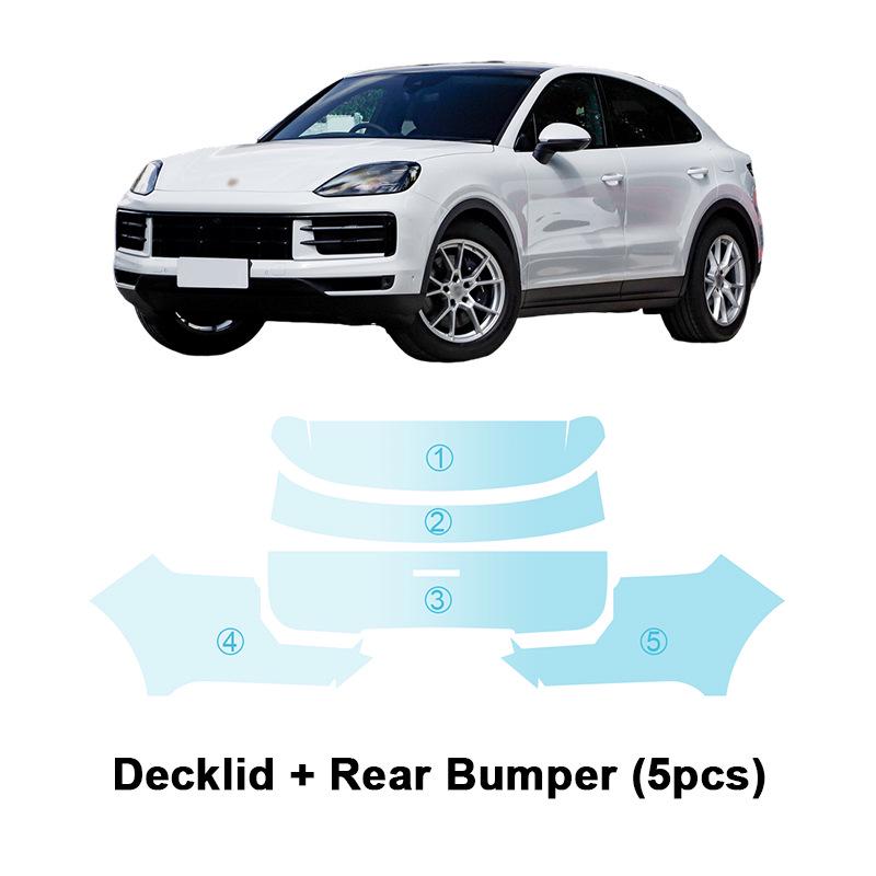 Porsche Cayenne TPU Invisible Anti-Scratch Paint Protection Film