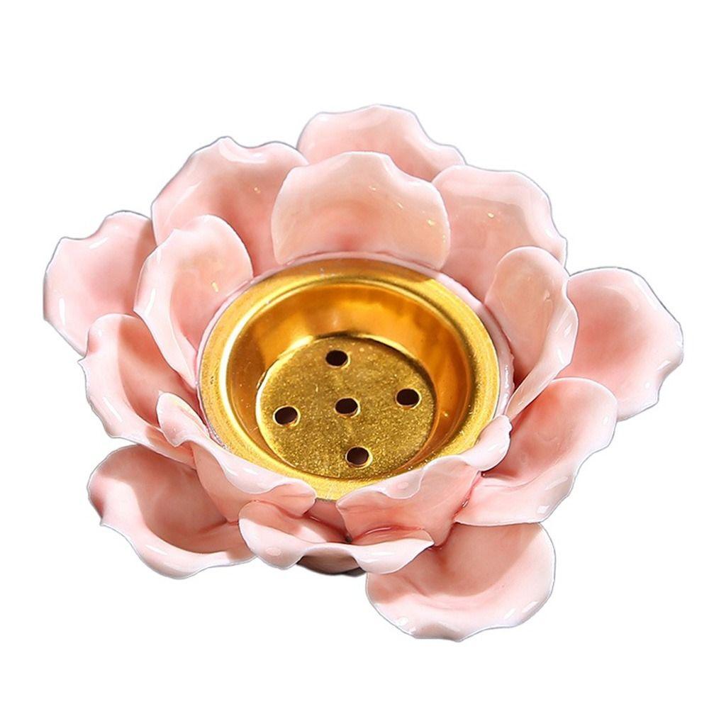 Handmade Ceramic Incense Burner Heat-resistant Incense Burning Tray  Centerpiece