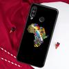 Map of Africa African Fabrics For Huawei Nova 10 SE 9 5T 12s 12i 11i Y91 Y90 Y60 Y70 Y72 Y61 P20 P30 P40 Lite P60 Pro Case
