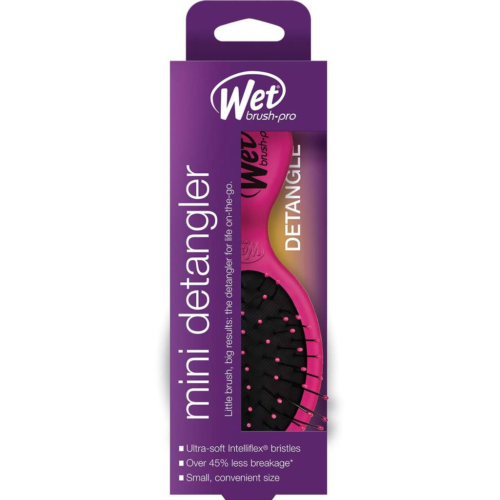 WetBrush Pro Mini 1 Brush Detangler, Pink,