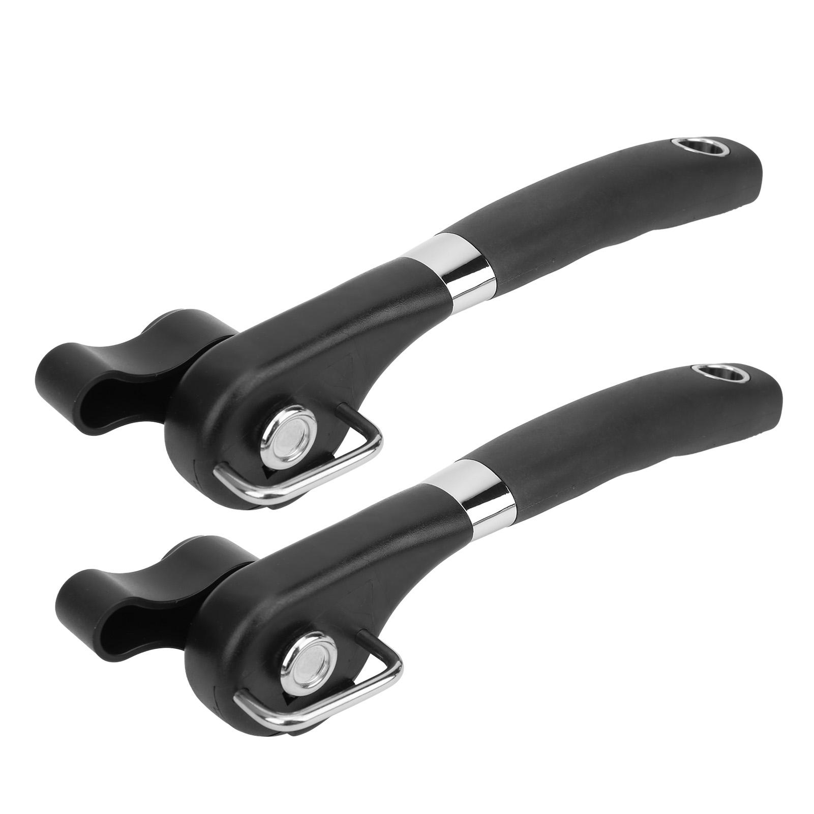 

2Set Stainless Steel Can Opener Safety Manual Handheld Smooth Edge Cut Tin Tool