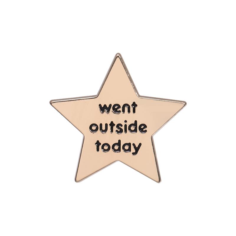 Stay Quotes Enamel Pins Custom Didn't Get Drunk Today Brooches Lapel Badges Funny Jewelry Gift for Kids Friends