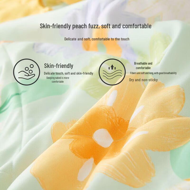 

Mercury Home Textiles Spring Printed Antibacterial Soy Fiber Quilt