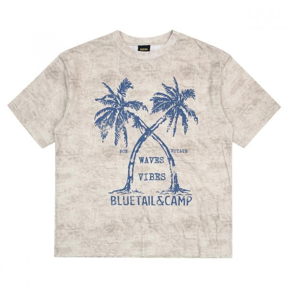 BlueTail Beige ShorT Sleeve T shirT azc3Ts02bg beige/160