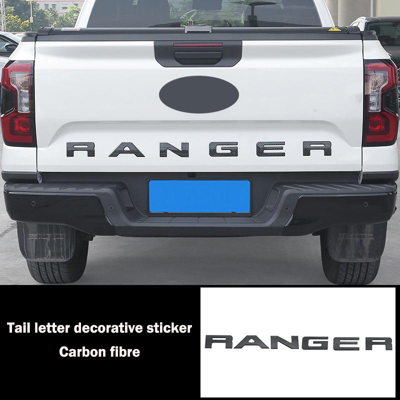 3D Emblem Sticker For Ford Ranger T9 2024 2025 3D Raised Tailgate Insert Letters Emblem Decoration Badge Decal Car Accessories