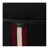 Bally Code Classic Striped Color Block Design Fabric And Leather Crossbody Bag Men bags Black 6311758