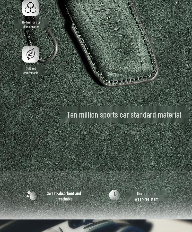 Compatible Lexus Key Case for ES200, RX300, ES300h, NX200, UX, LS - Suede Cover