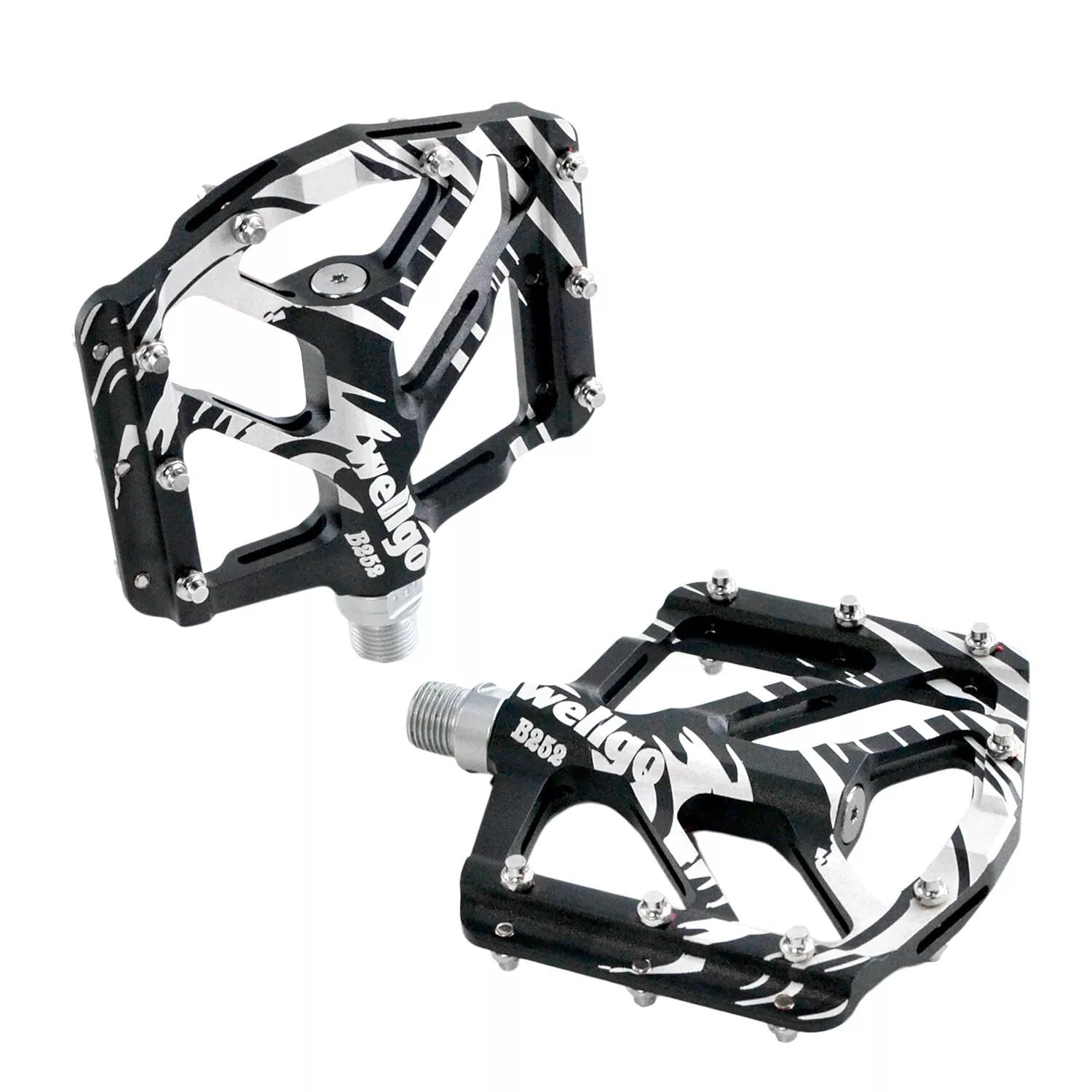 

Wellgo B252 Flat Pedals Low Profile Design, Black,WE3093