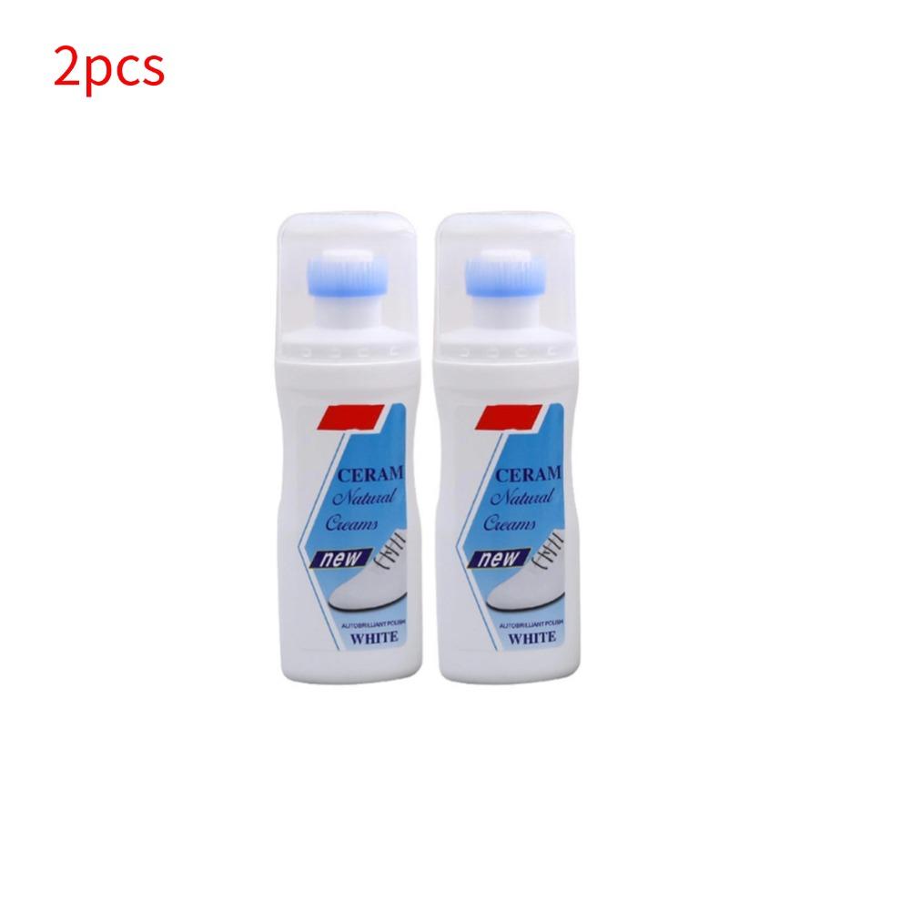 White Shoes Cleaner Polish Cleaning Tool For Casual Leather Shoe Sneakers Shoe Brushes Yellow Stain Remover Dry Cleaning Agent