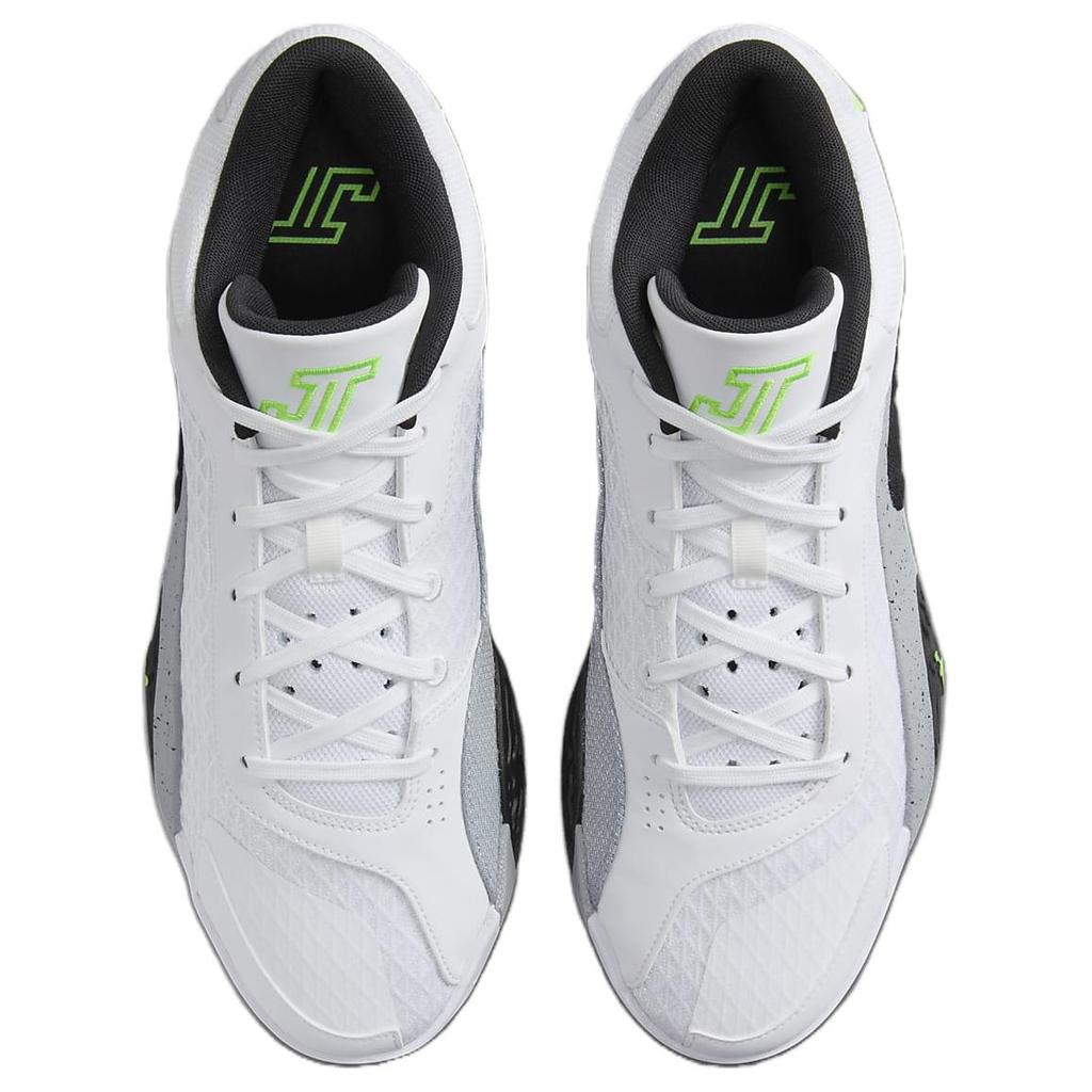 Air Jordan Tatum 2 PF Neon Scarpe da Ginnastica da Uomo Bianco Nero Grigio Lupo FJ6458-100