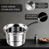 Stainless Steel Deep Fryer Pot with Visible Lid Multifunctional Steamer Pot with Deep Fry Basket Durable Pasta Pot Cooking Tools