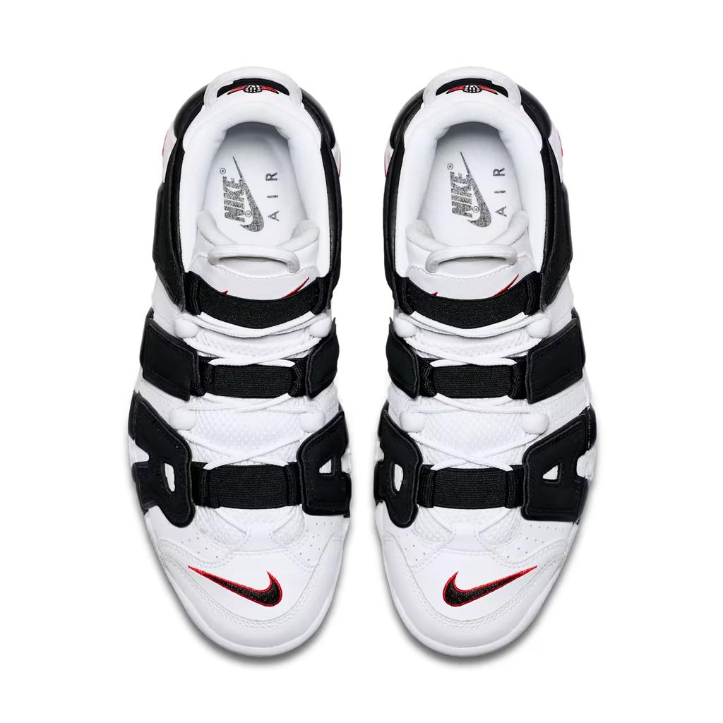 414962-105 Nike Air More Up Tempo "White/Black/University Red" (~2018) (Men's)