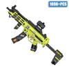 Arma Militar Mp5 Kriss Vector Submetralhadora Blocos de Construção Armas Técnicas Tijolos Brinquedos Para Crianças Presentes Presentes para Adultos