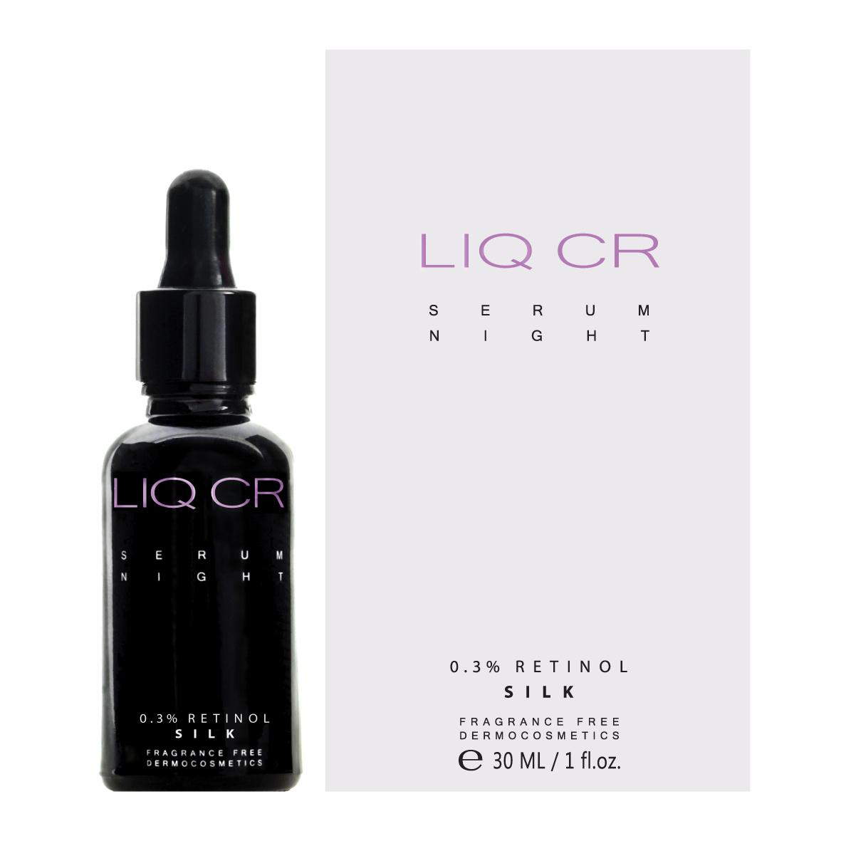 

LIQ CR Serum Night 0.3% Retinol SILK 30 ml - Koncentrat intensywnie korygujący na noc