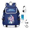 School Bag College Wind Large Capacity Middle School High School Student Cartoon Backpack