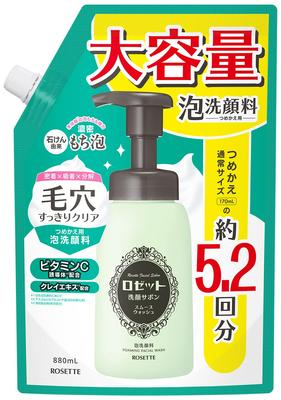 Rosette Facial Cleansing Savon Smooth Wash Refill 880mL Shop Limited Large Capacity Foam Facial Cleansing Pores [Official 5.2 Times]