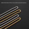 Stainless Steel Twist Chain Necklace - Light Luxury Titanium Steel Jewelry Accessory