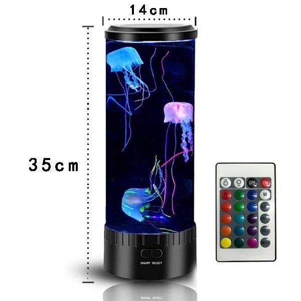 

Меняющая цвет USB светодиодная лампа-медуза - Креативный цилиндрический ночник