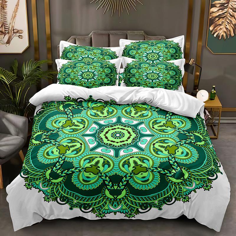Fashion Technology Printing, 3D Digital Printing, Bedding, Duvet Covers, Pillowcases, Three-piece Sets