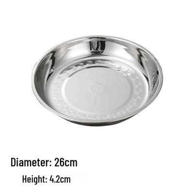 304 Stainless Steel Round Dinner Plate