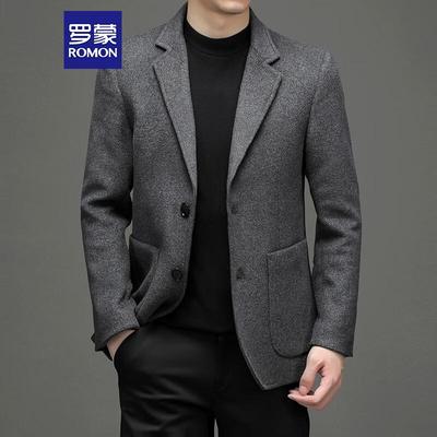 Men's Autumn/Winter Wool Blend Business Casual Blazer XF51