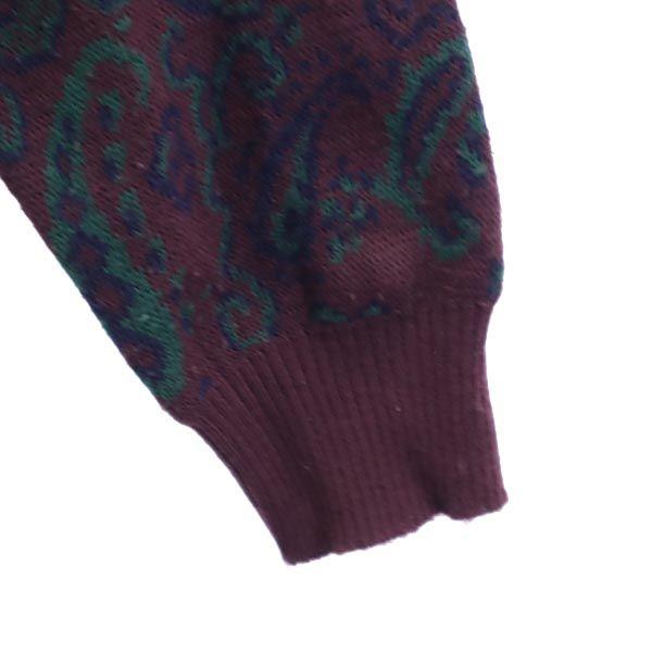 JOHN ASHFORD 90s Wool blend Made in Italy Overall handle Long sleeve sweater Men's Used